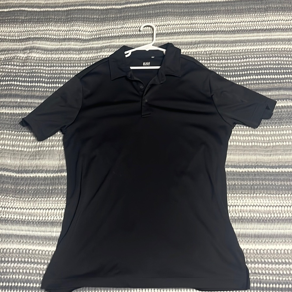 Men’s Black golf shirt